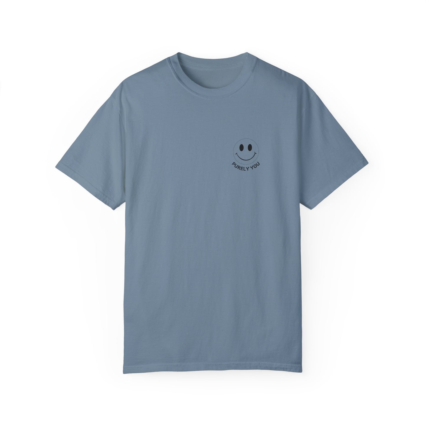Purely You Unisex Garment-Dyed T-Shirt - Vintage Smile Design