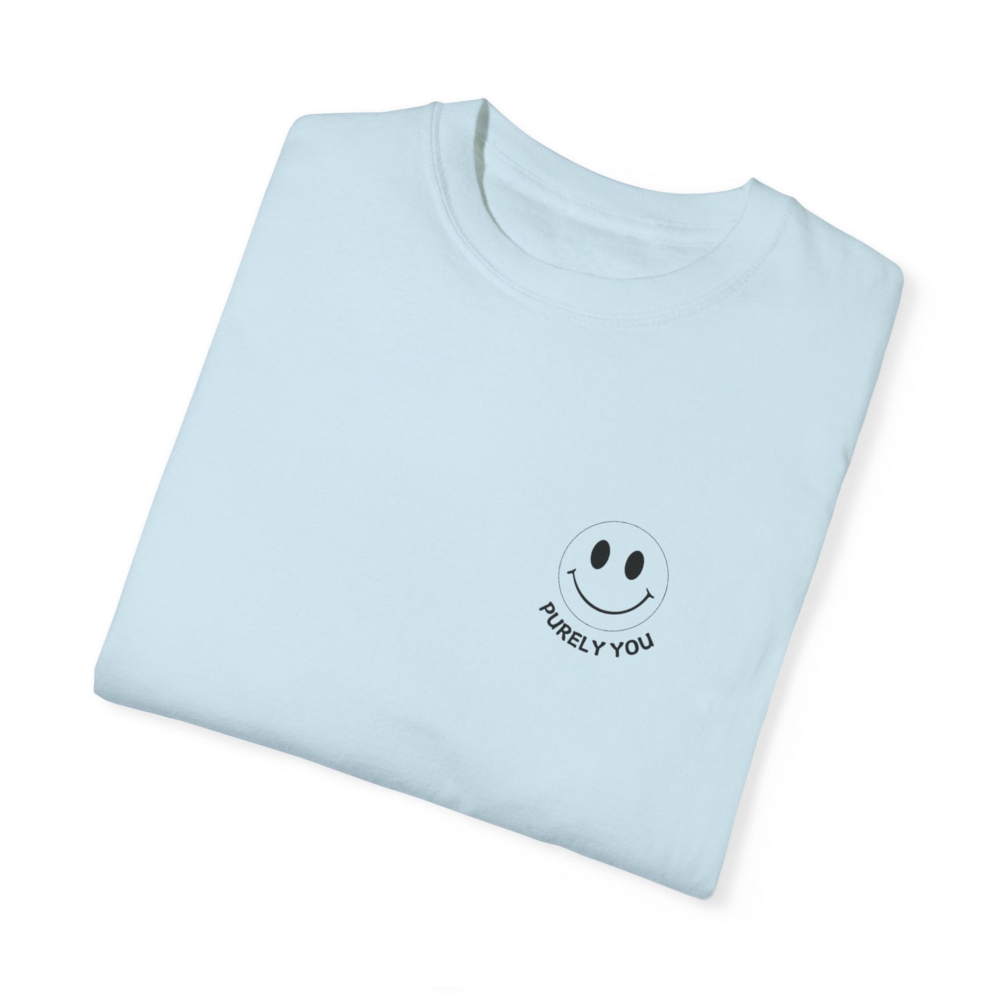 Purely You Unisex Garment-Dyed T-Shirt - Vintage Smile Design