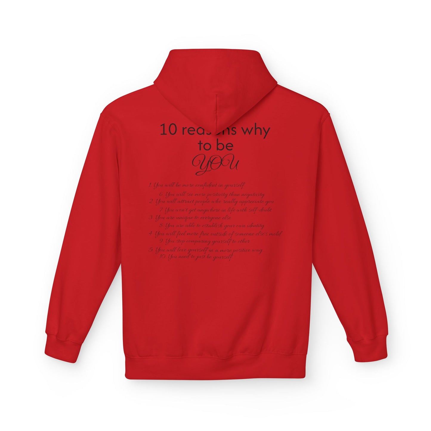 Purely You Smiley Hoodie - Unisex Midweight Softstyle - 10 Reasons to Be You