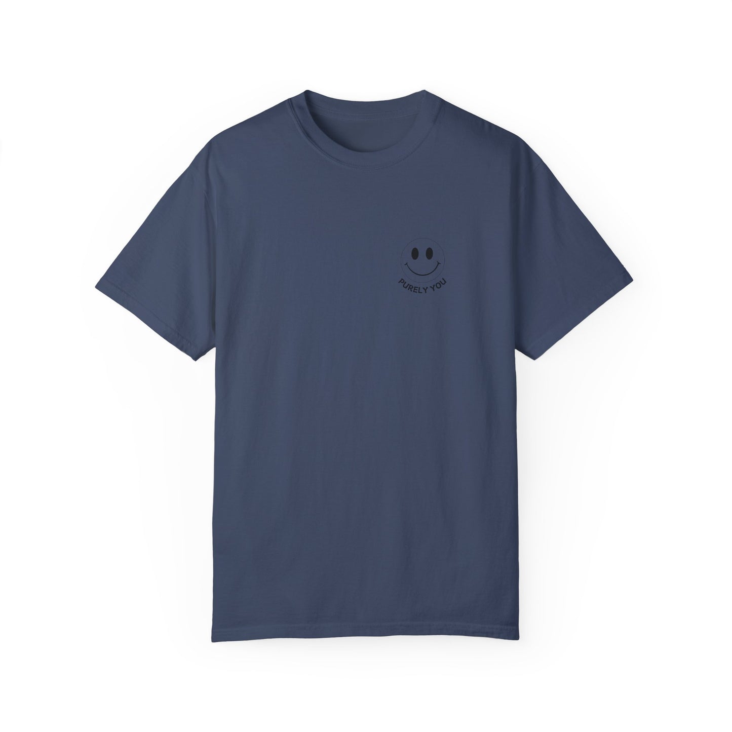 Purely You Unisex Garment-Dyed T-Shirt - Vintage Smile Design
