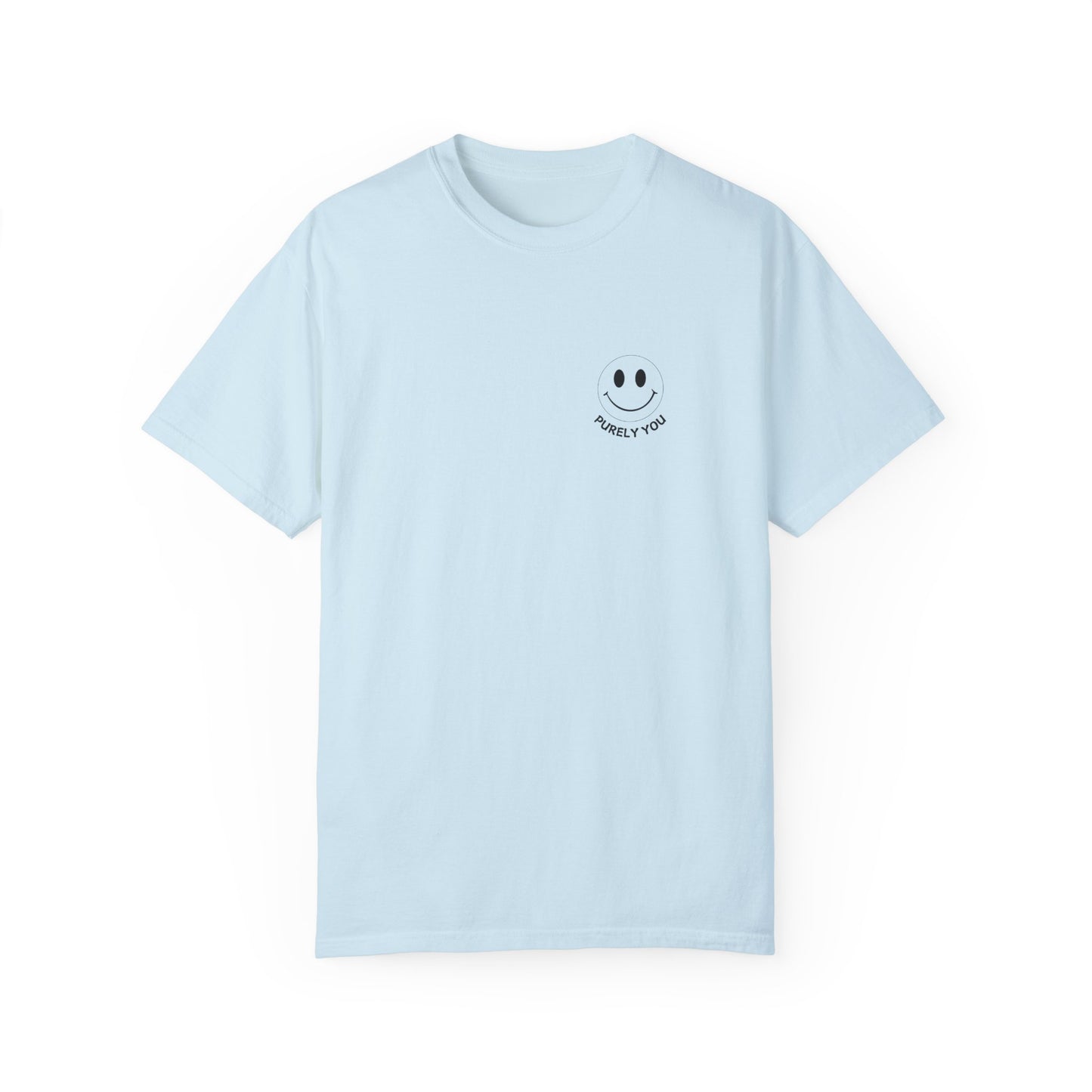 Purely You Unisex Garment-Dyed T-Shirt - Vintage Smile Design
