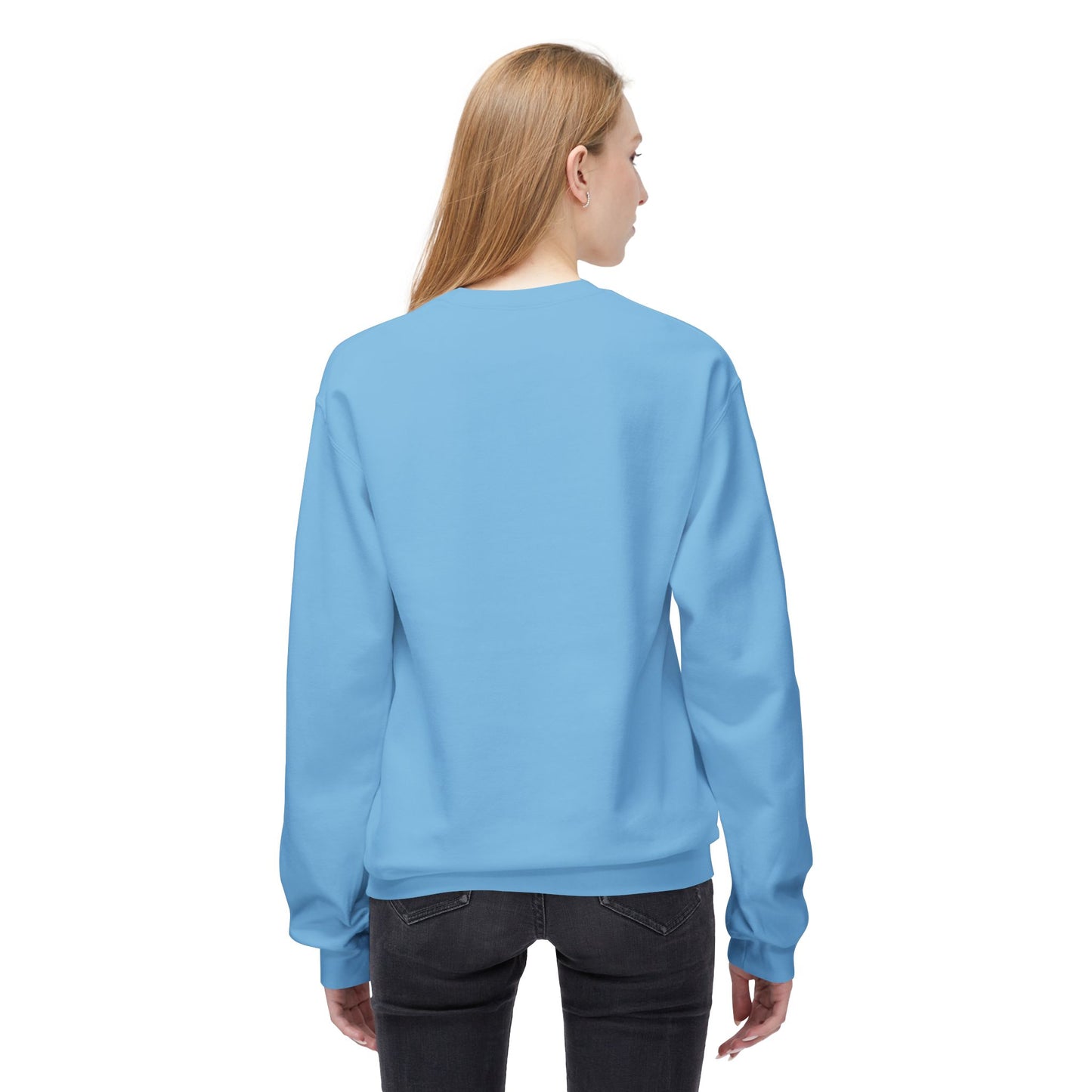 Purely You Smiley Face Crewneck Sweatshirt - Unisex Midweight Fleece