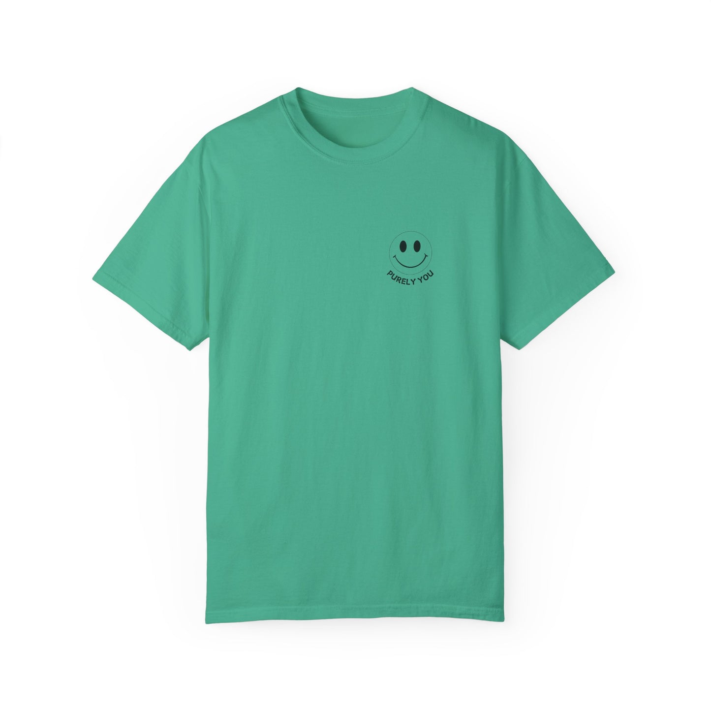 Purely You Unisex Garment-Dyed T-Shirt - Vintage Smile Design