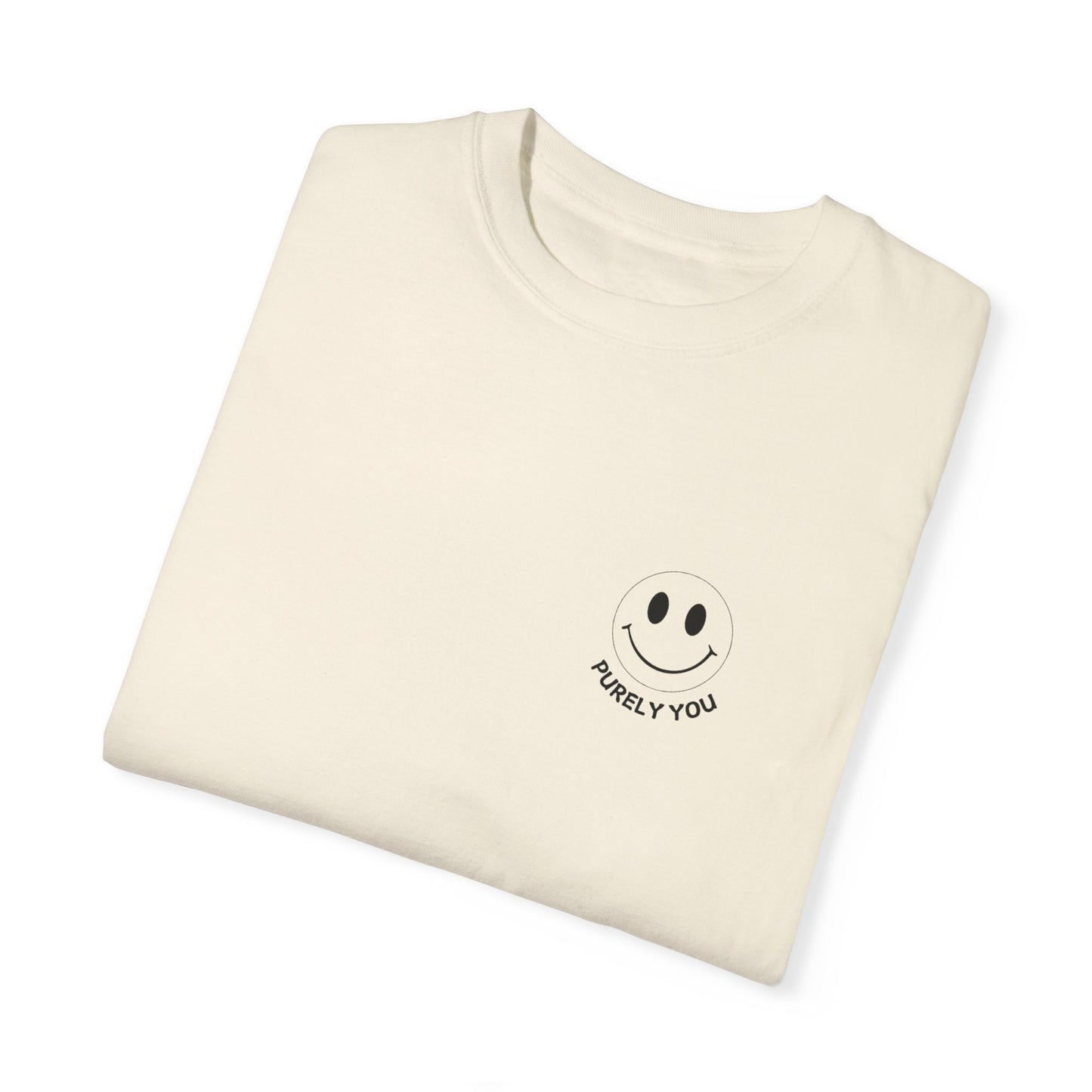Purely You Unisex Garment-Dyed T-Shirt - Vintage Smile Design