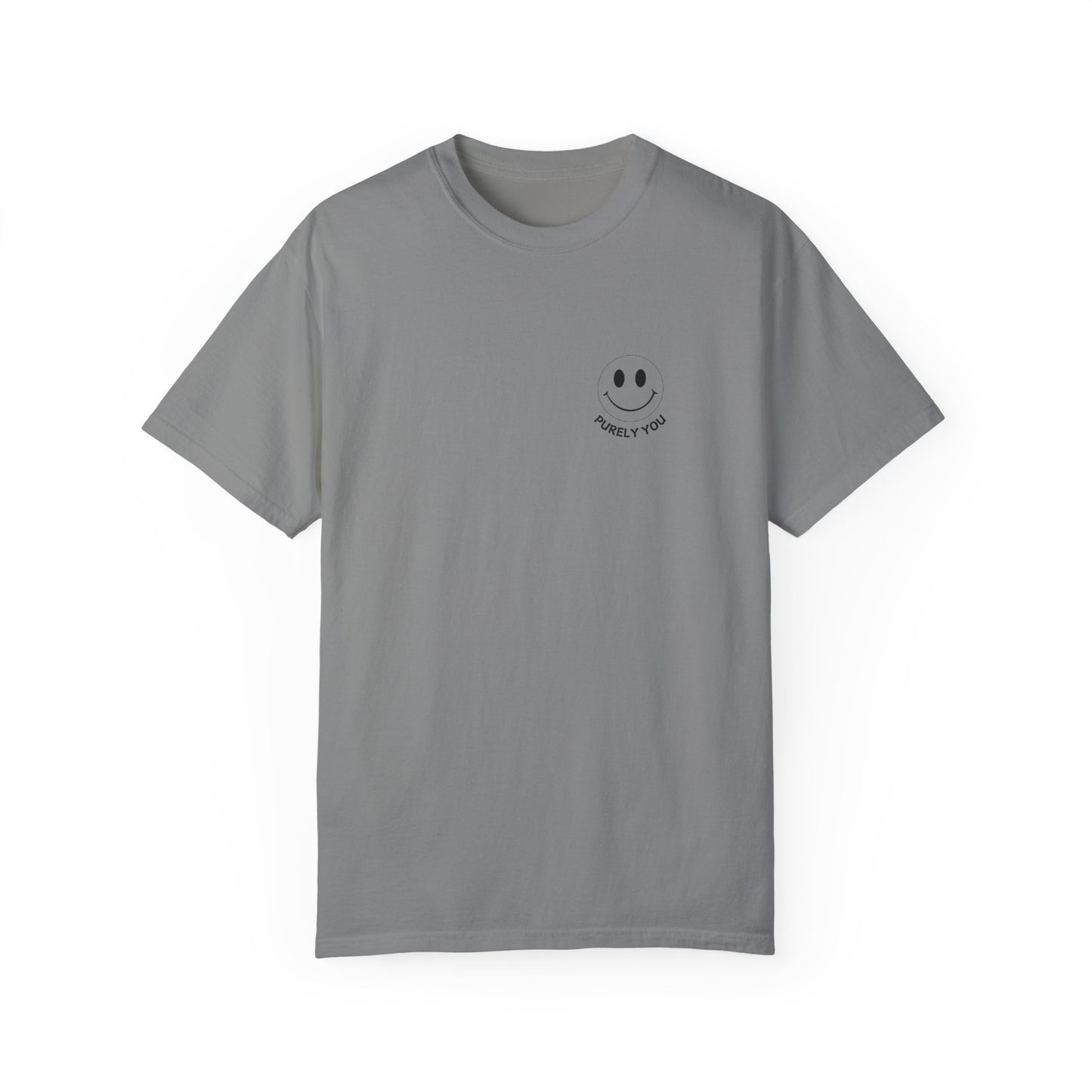 Purely You Unisex Garment-Dyed T-Shirt - Vintage Smile Design