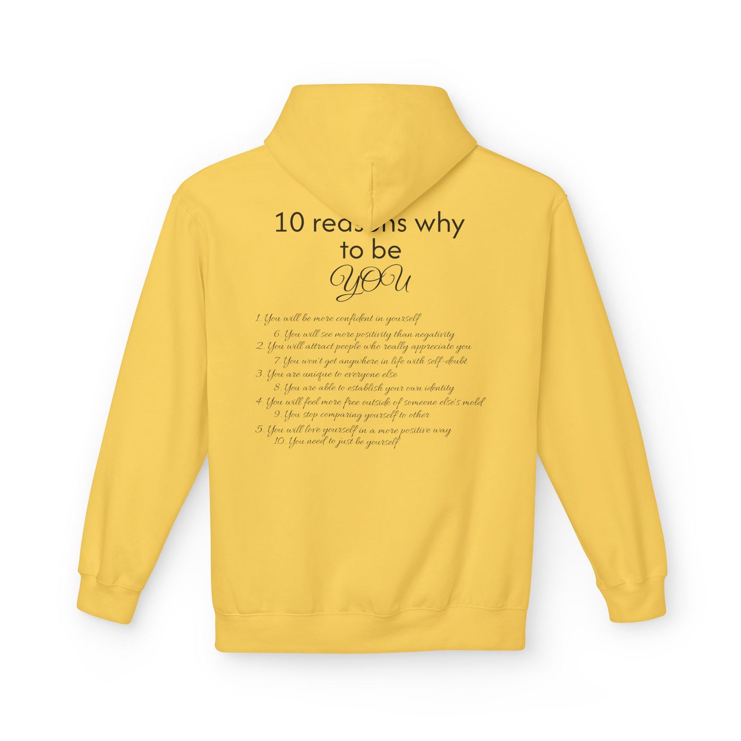Purely You Smiley Hoodie - Unisex Midweight Softstyle - 10 Reasons to Be You