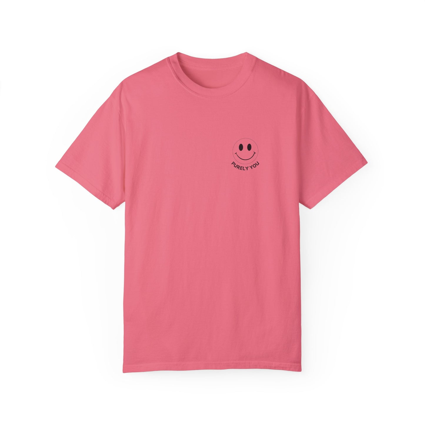 Purely You Unisex Garment-Dyed T-Shirt - Vintage Smile Design