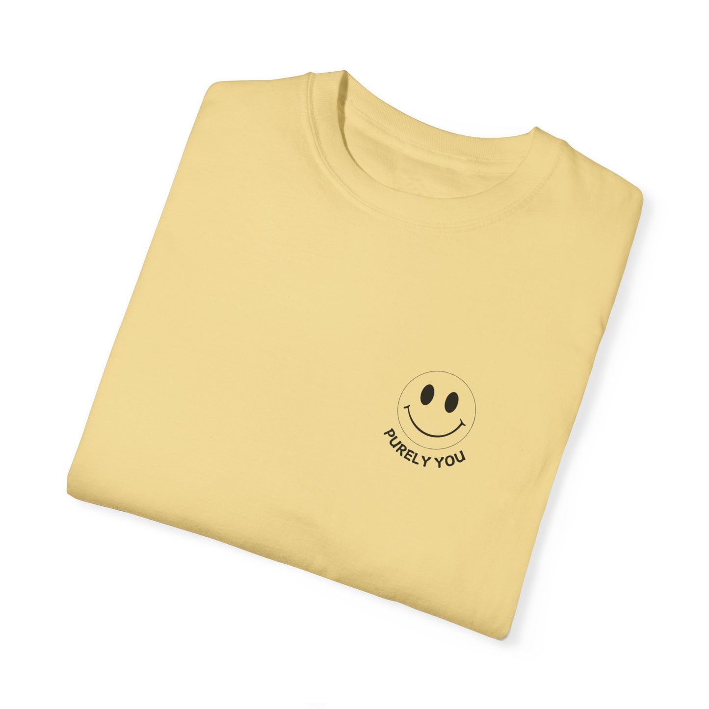 Purely You Unisex Garment-Dyed T-Shirt - Vintage Smile Design