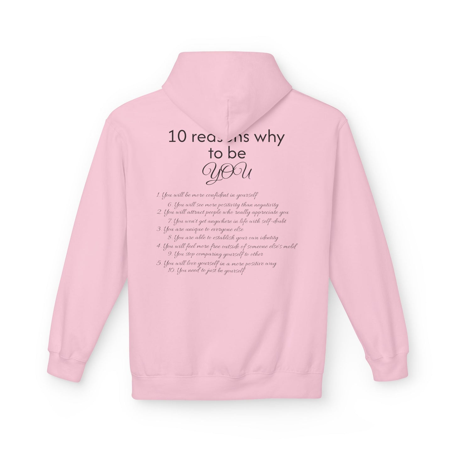 Purely You Smiley Hoodie - Unisex Midweight Softstyle - 10 Reasons to Be You