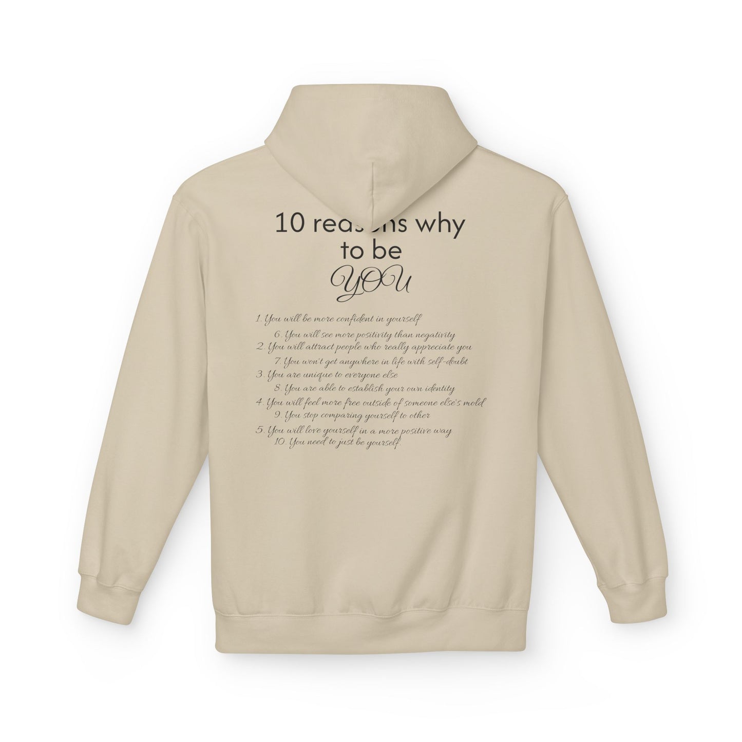 Purely You Smiley Hoodie - Unisex Midweight Softstyle - 10 Reasons to Be You