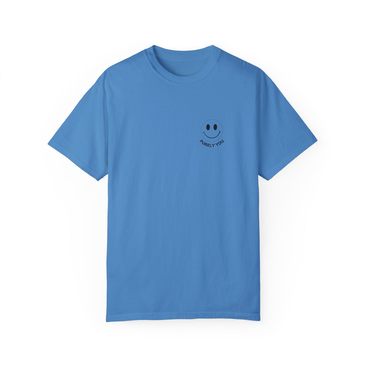 Purely You Unisex Garment-Dyed T-Shirt - Vintage Smile Design