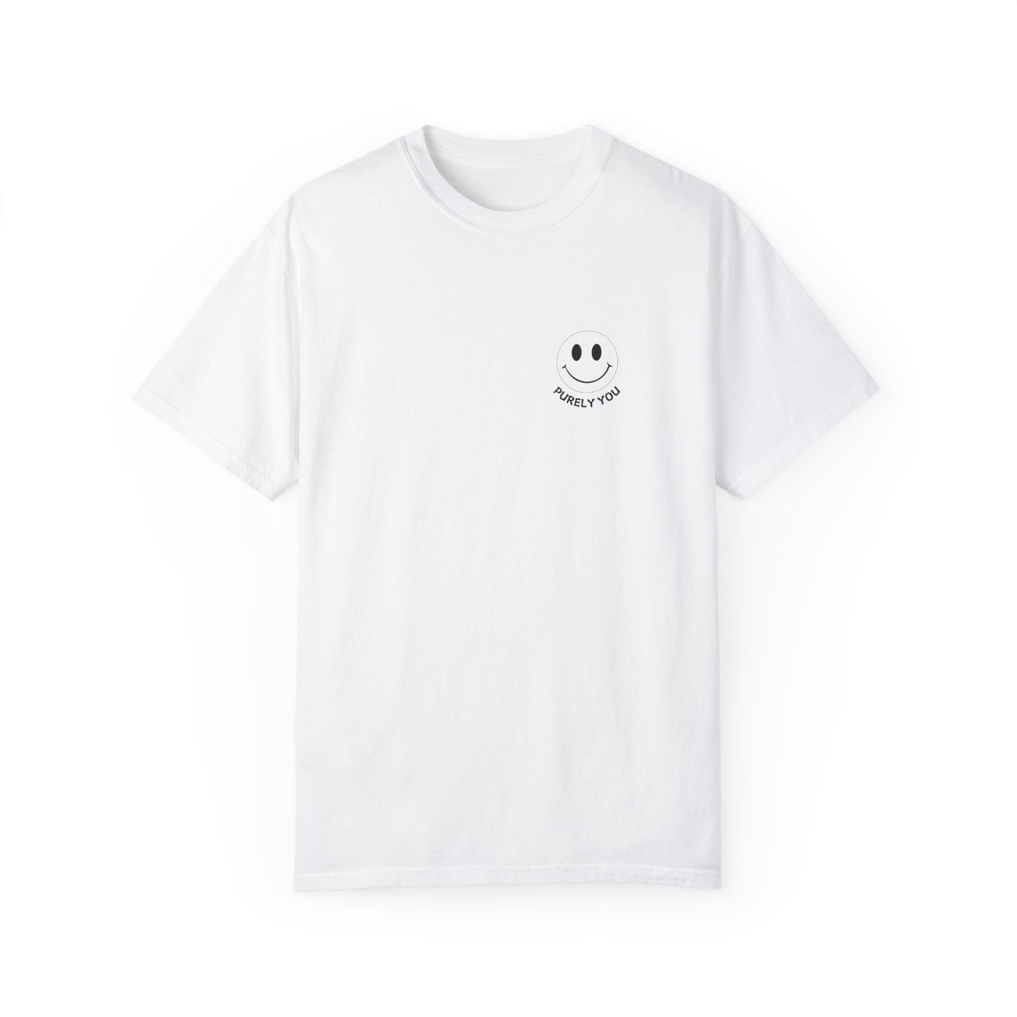 Purely You Unisex Garment-Dyed T-Shirt - Vintage Smile Design