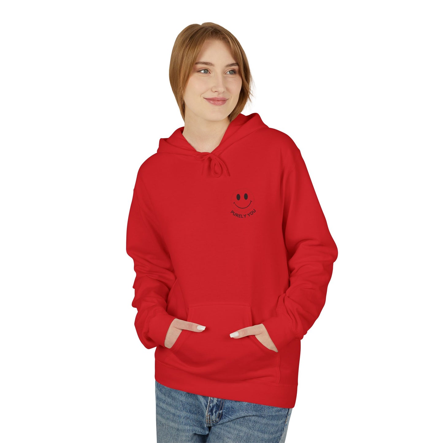 Purely You Smiley Hoodie - Unisex Midweight Softstyle - 10 Reasons to Be You