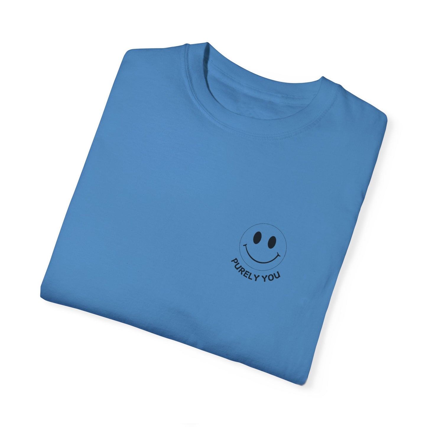 Purely You Unisex Garment-Dyed T-Shirt - Vintage Smile Design