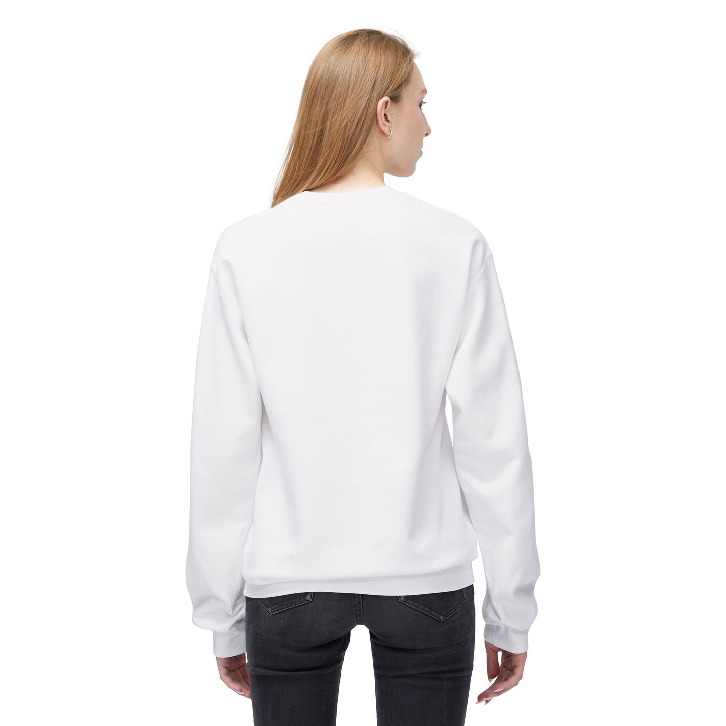Purely You Smiley Face Crewneck Sweatshirt - Unisex Midweight Fleece