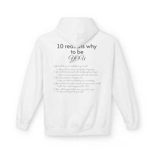 Purely You Smiley Hoodie - Unisex Midweight Softstyle - 10 Reasons to Be You