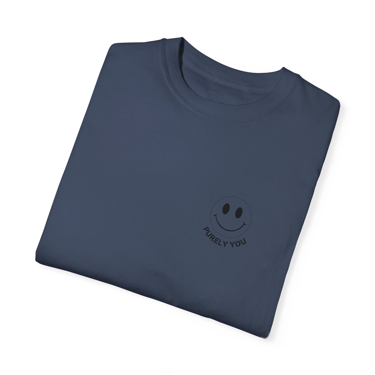 Purely You Unisex Garment-Dyed T-Shirt - Vintage Smile Design