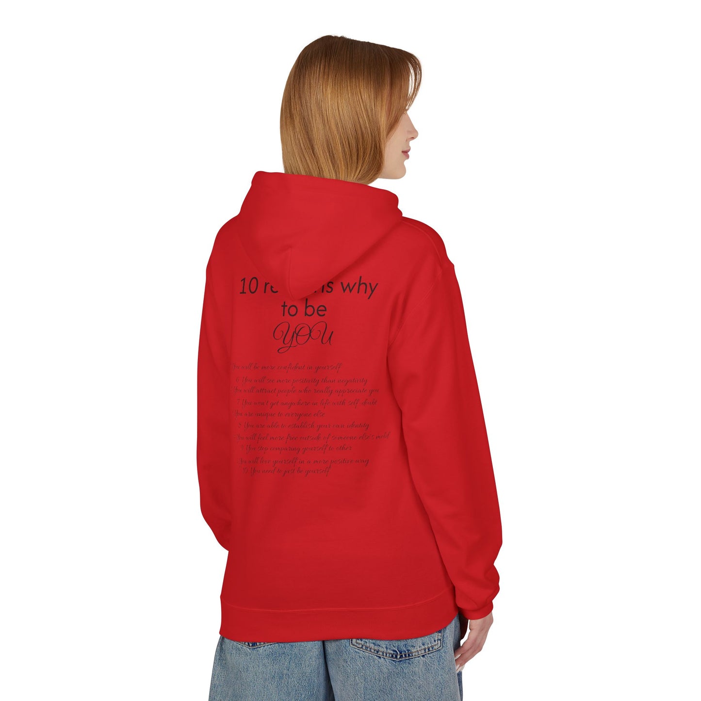 Purely You Smiley Hoodie - Unisex Midweight Softstyle - 10 Reasons to Be You