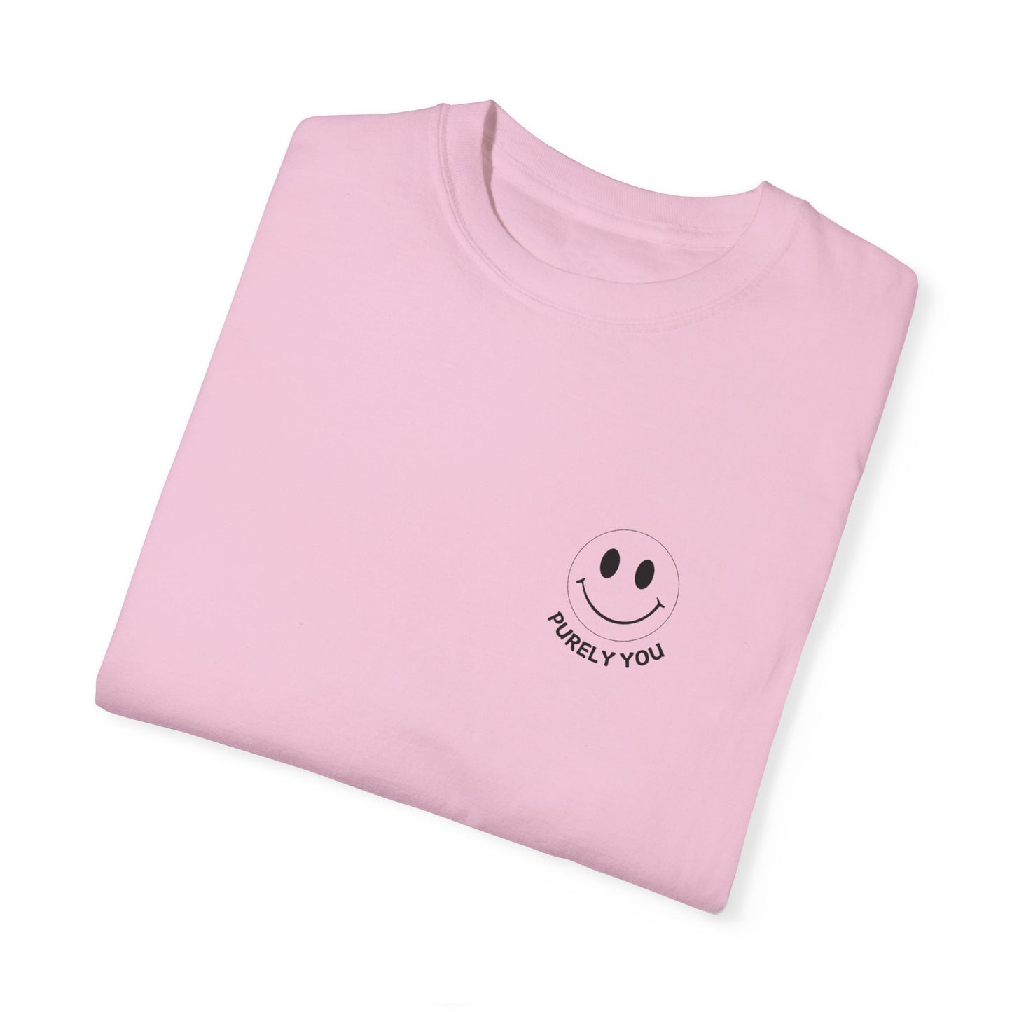 Purely You Unisex Garment-Dyed T-Shirt - Vintage Smile Design