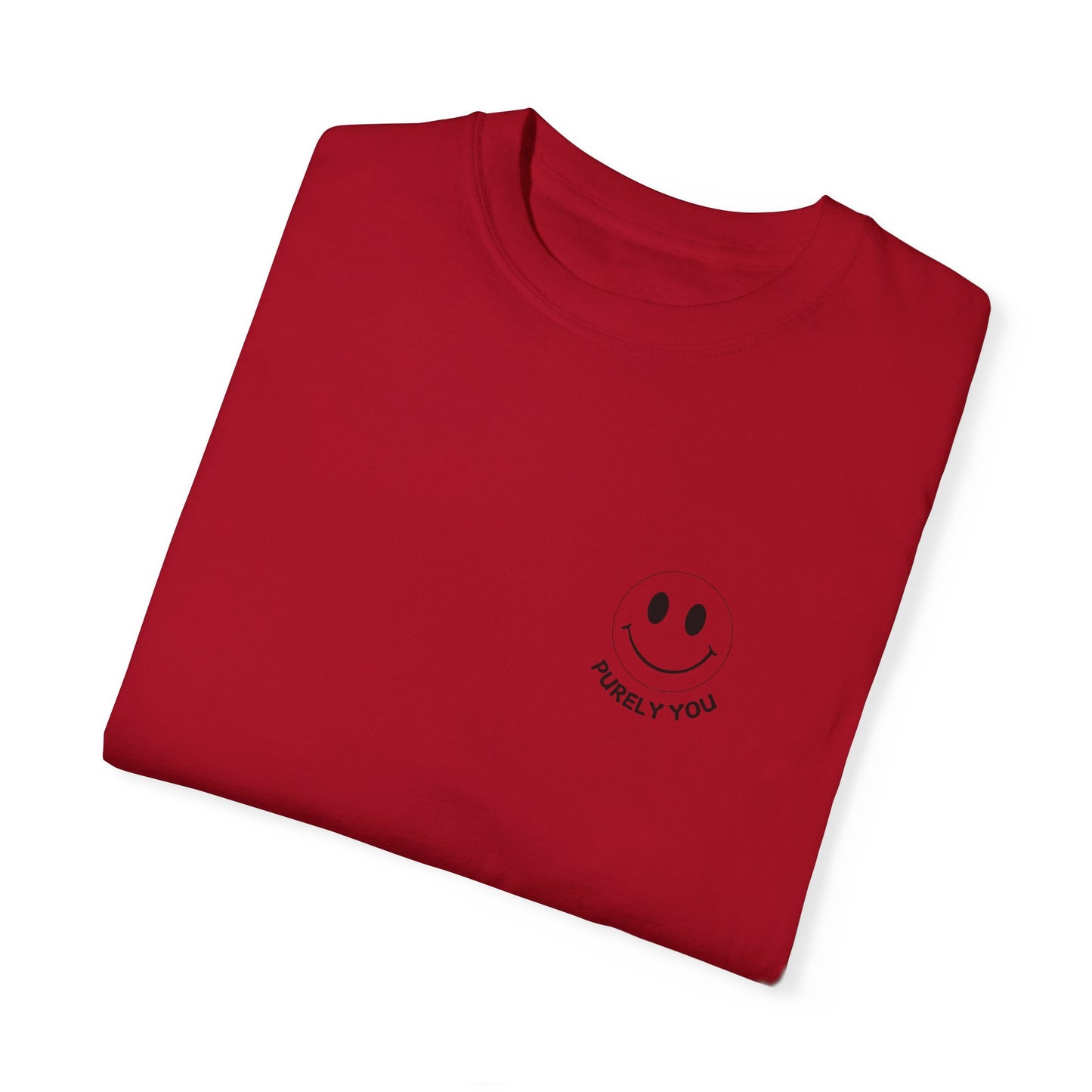 Purely You Unisex Garment-Dyed T-Shirt - Vintage Smile Design