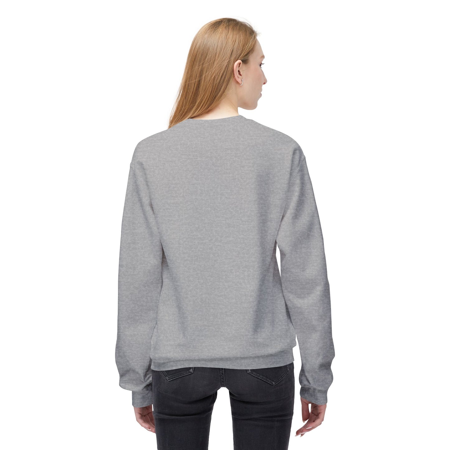 Purely You Smiley Face Crewneck Sweatshirt - Unisex Midweight Fleece