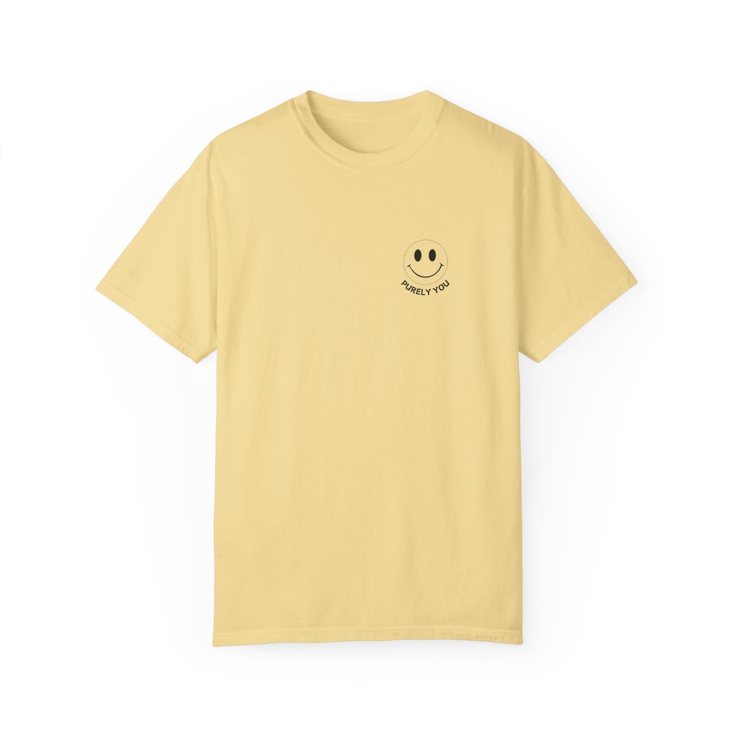 Purely You Unisex Garment-Dyed T-Shirt - Vintage Smile Design