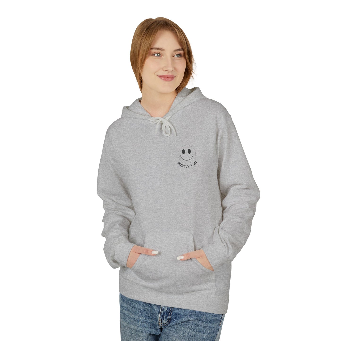 Purely You Smiley Hoodie - Unisex Midweight Softstyle - 10 Reasons to Be You