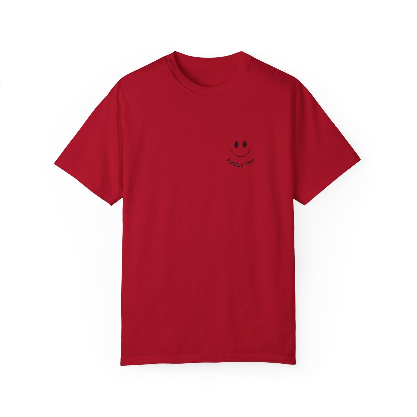 Purely You Unisex Garment-Dyed T-Shirt - Vintage Smile Design
