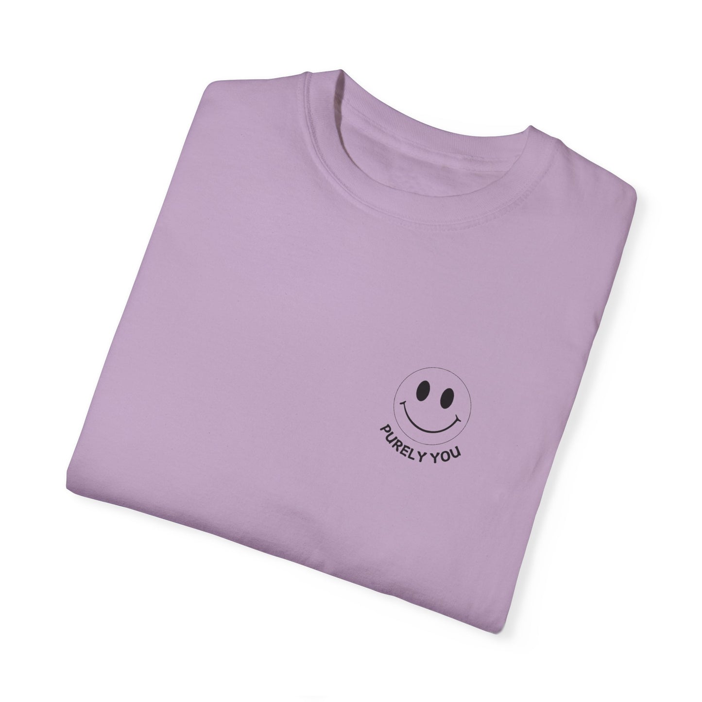 Purely You Unisex Garment-Dyed T-Shirt - Vintage Smile Design