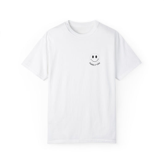 Purely You Unisex Garment-Dyed T-Shirt - Vintage Smile Design